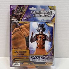 Guardians Of The Galaxy Rocket Raccoon Full Costume  Mask Set