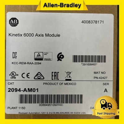 AB Kinetix 6000 Servo Drive 2094-AM01 200/230V System 9A Motor NEW
