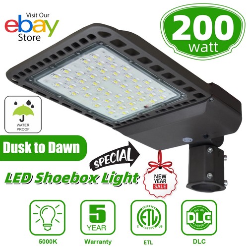 LED Parking Lot Light 300W, 200W LED Street Lighting with Dusk to Dawn Photocell - Picture 15 of 20
