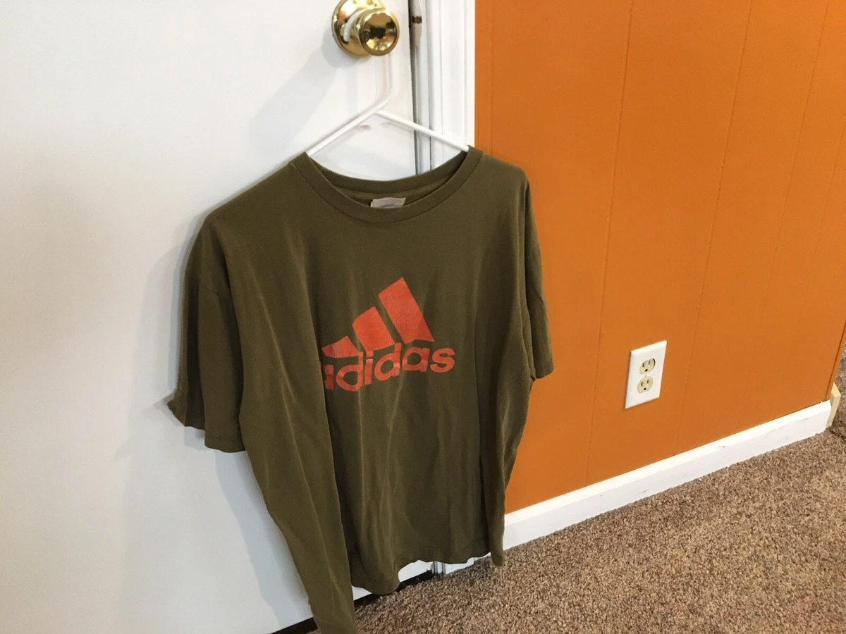 Green and hotsell orange adidas shirt