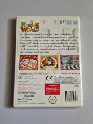 NINTENDO JUEGO WII de Rubik Puzzle Mundo en Embalaje Orig. con