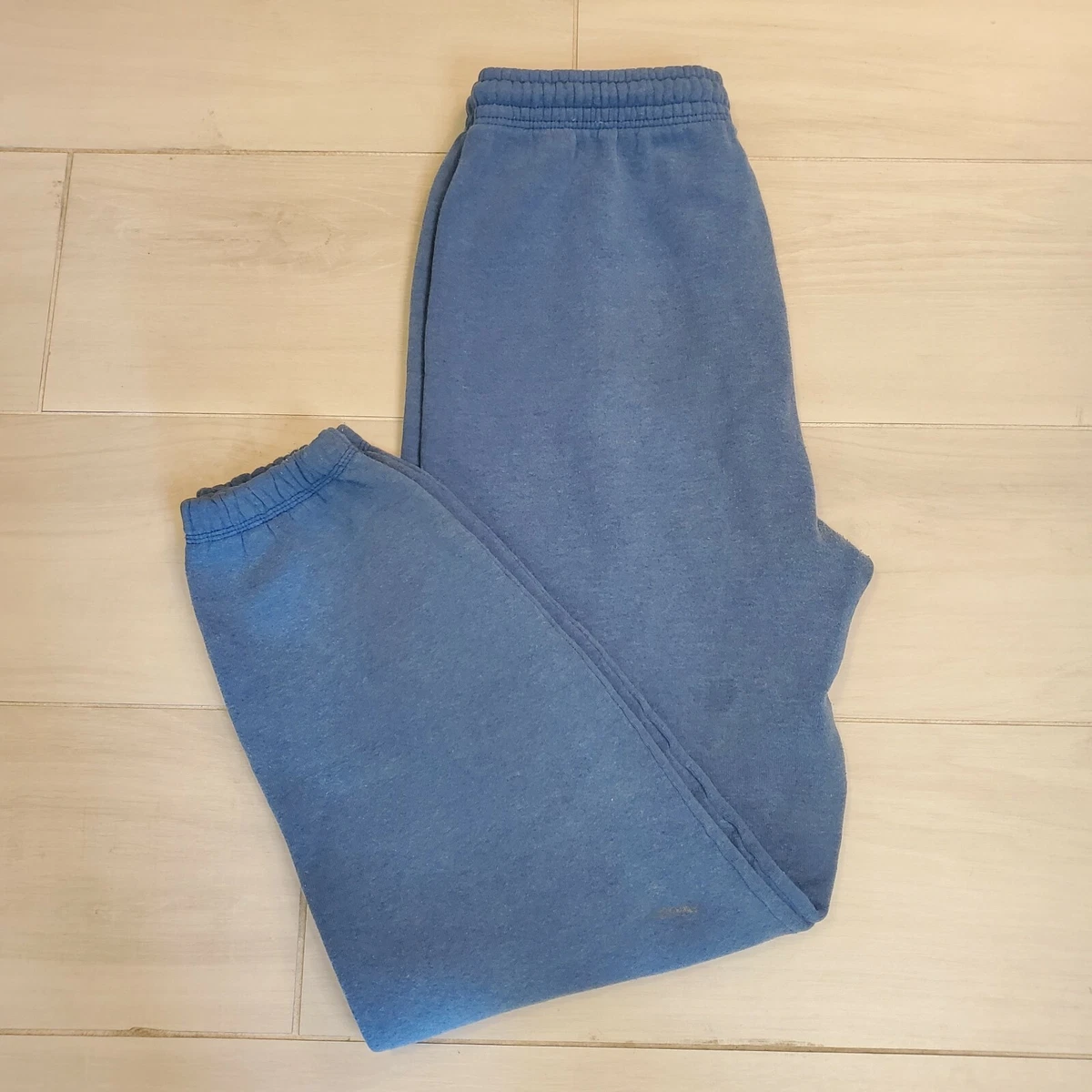 90s VTG FRUIT OF THE LOOM BAGGY Sweatpants L Joggers Plain Blank