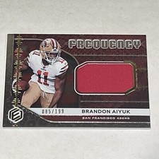 2020 Elements Brandon Aiyuk Frequency Rookie RC Jersey Relic #/199 49ers