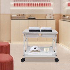 Beauty Salon Nail Or Foot Bath Spa Portable Trolley Cart for Foot Rest Pedicure