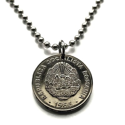 1966 Romania 15 Bani coin pendant socialist Bucharest Cluj-Napoca Iași n003588