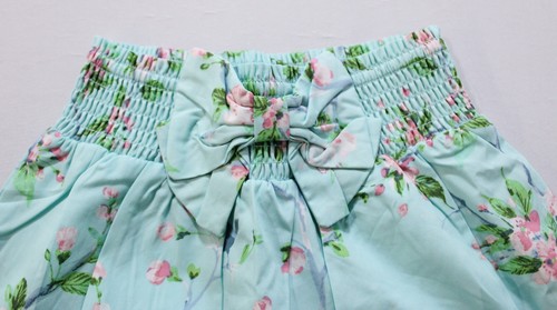 Gymboree Girl's Floral Spring Celebrations Bird Bow Skort EJ2 Mint Tea Size 8 - Picture 2 of 3