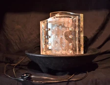 Lighted Plastic Water Fountain for Home or Office 