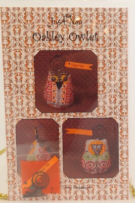 Just Nan Oakley Owlet Limited Edition Ornament Kit Cross Stitch NEW! Autumn