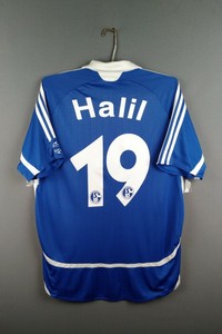 Halil FC Schalke 04 jersey Large 2006 2007 home shirt ...