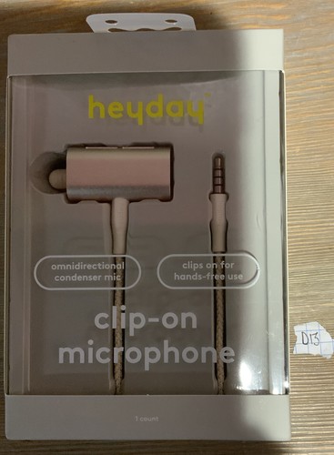 🌍 Heyday Clip-On Microphone - New ‼️ - 第 1/3 張圖片