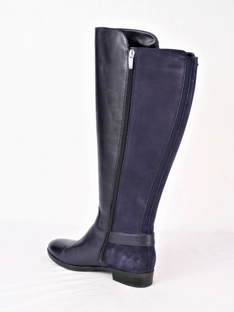 marc fisher wide calf leather tall shaft boots