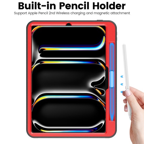 Smart Magnetic Buckle Leather Cover Stand Armor Case For iPad Pro M4/Air M3 2025 - Picture 11 of 81