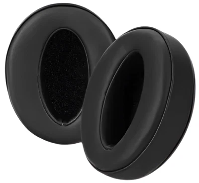 TRADEBIT Ersatz OHRPOLSTER für Sennheiser HD400S HD450BT HD350BT Schwarz