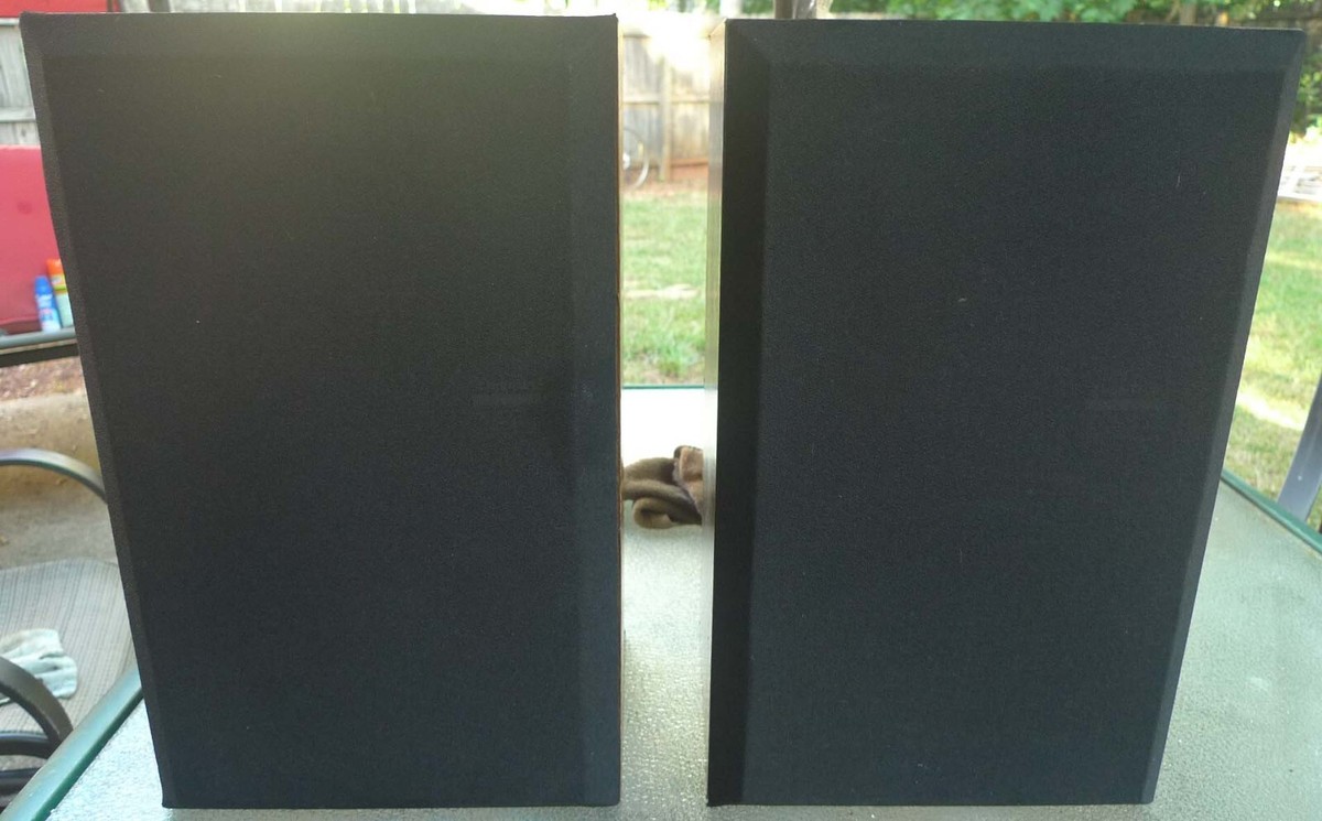 RARE Bose OmniVector Model 1 2 Way Bookshelf Speakers 10-75W 8