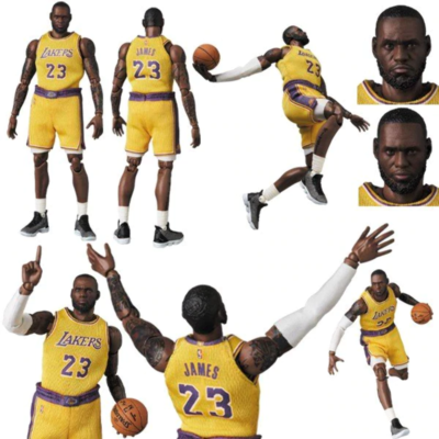 Medicom Toy MAFEX 127 Lebron James Figure Los Angeles Lakers