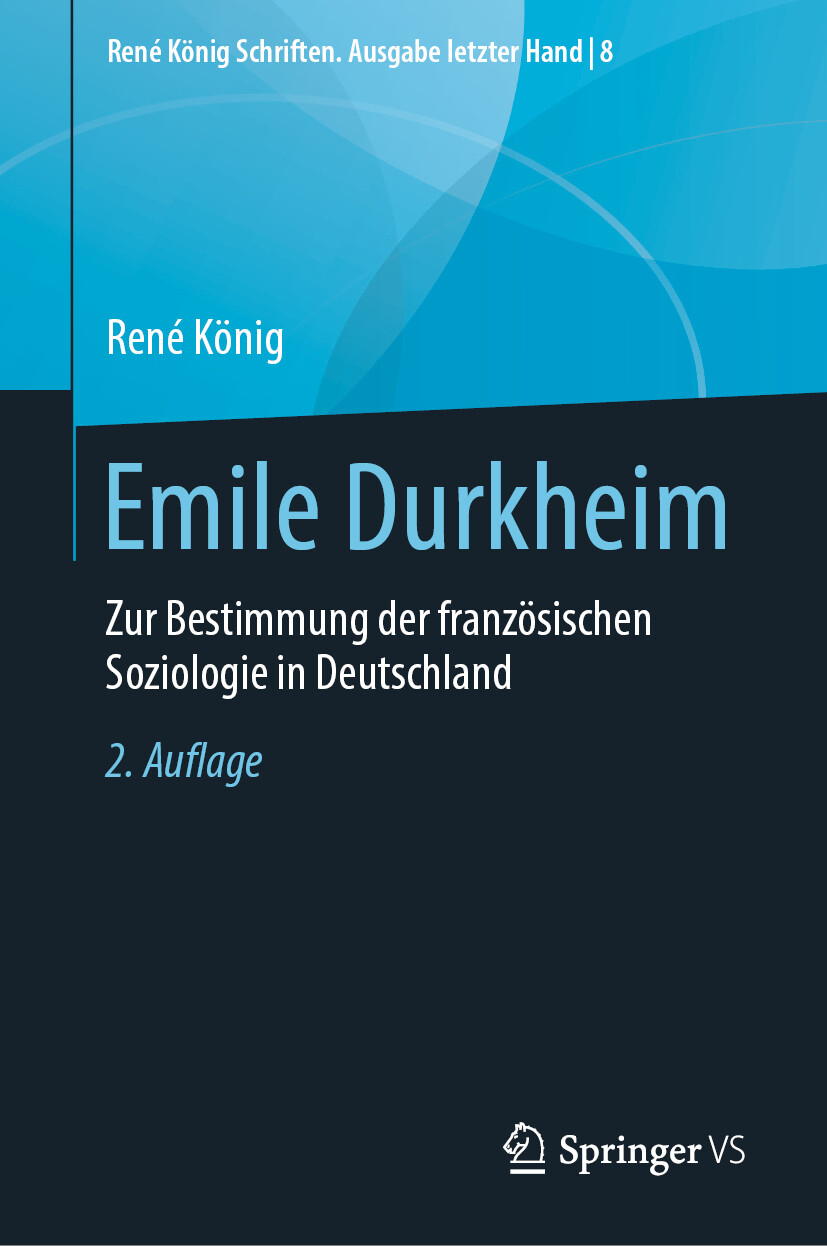 Thumbnail - René König; Clemens Albrecht / Emile Durkheim