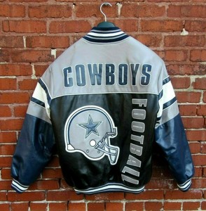 Dallas Cowboys Mens Jacket XL Grey,Blue NFL Game Day &hellip;