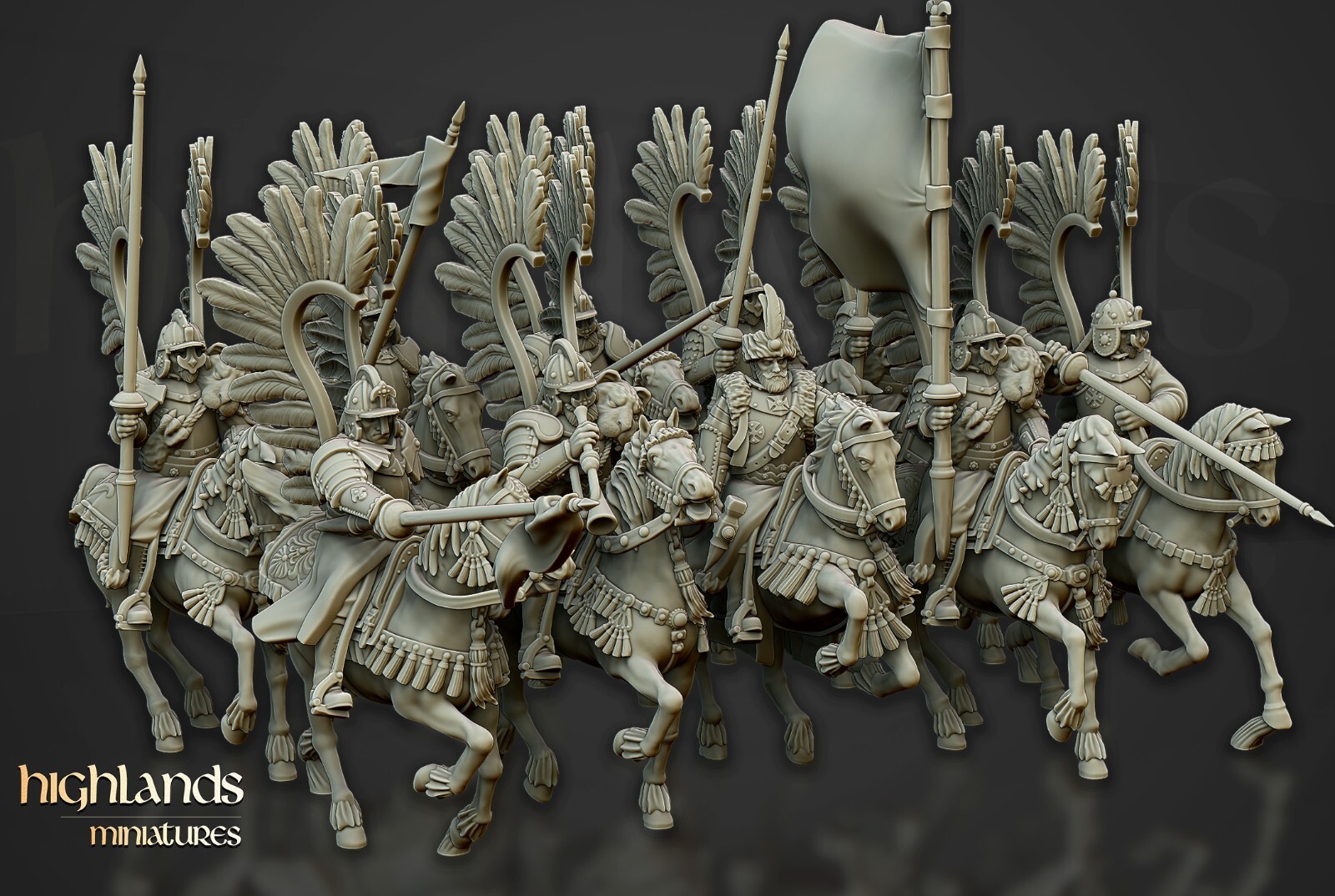 Winged Hussars of Volhynia - Highlands Miniatures 28mm