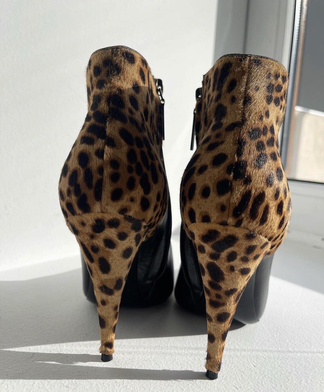 SAINT LAURENT linea donna scarpe in pelle taglia 36 5 tacchi neri 6 3 5