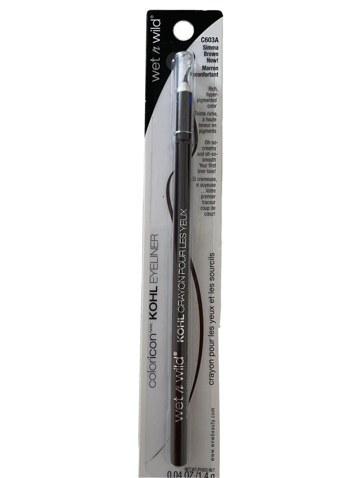  wet n wild Color Icon Kohl Eyeliner Pencil Dark Brown