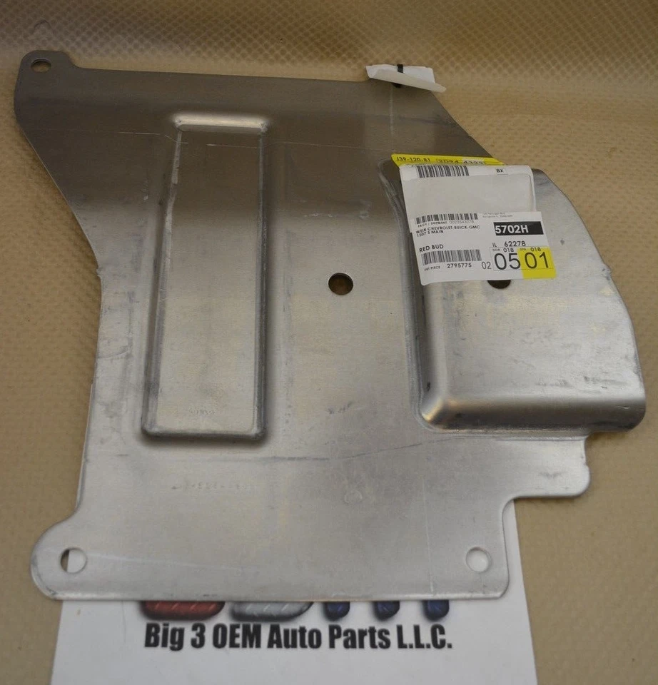 Chevrolet Avalanche GMC Yukon 2007-2013 placa de deslizamiento de cárter de aceite nuevo OEM 20944322 Foto 2 de 3