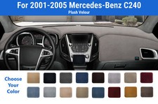 Dashboard Dash Mat Cover For 2001-2005 Mercedes-benz C240 Plush Velour