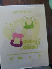 2 Pack Baby Fresh Fruit Silicone Feeder Pacifier Teething Toy Toddlers Kids SAFE