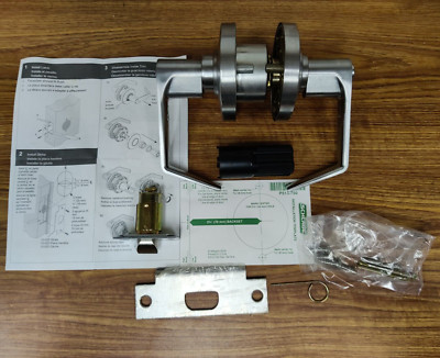 25375 Schlage Bath/Bedroom Privacy Lock Door Handle (AL40S SAT 426 ...