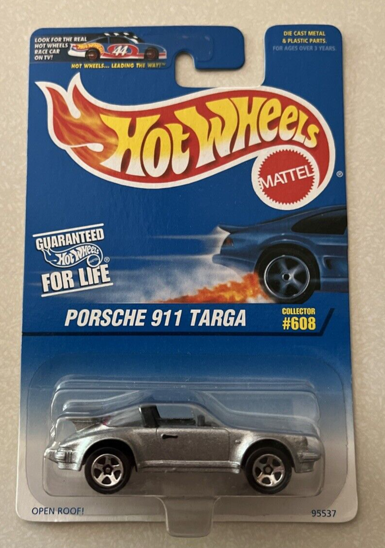 1997 Hot Wheels #608 Porsche 911 Targa Silver w 5SPs China Base | eBay