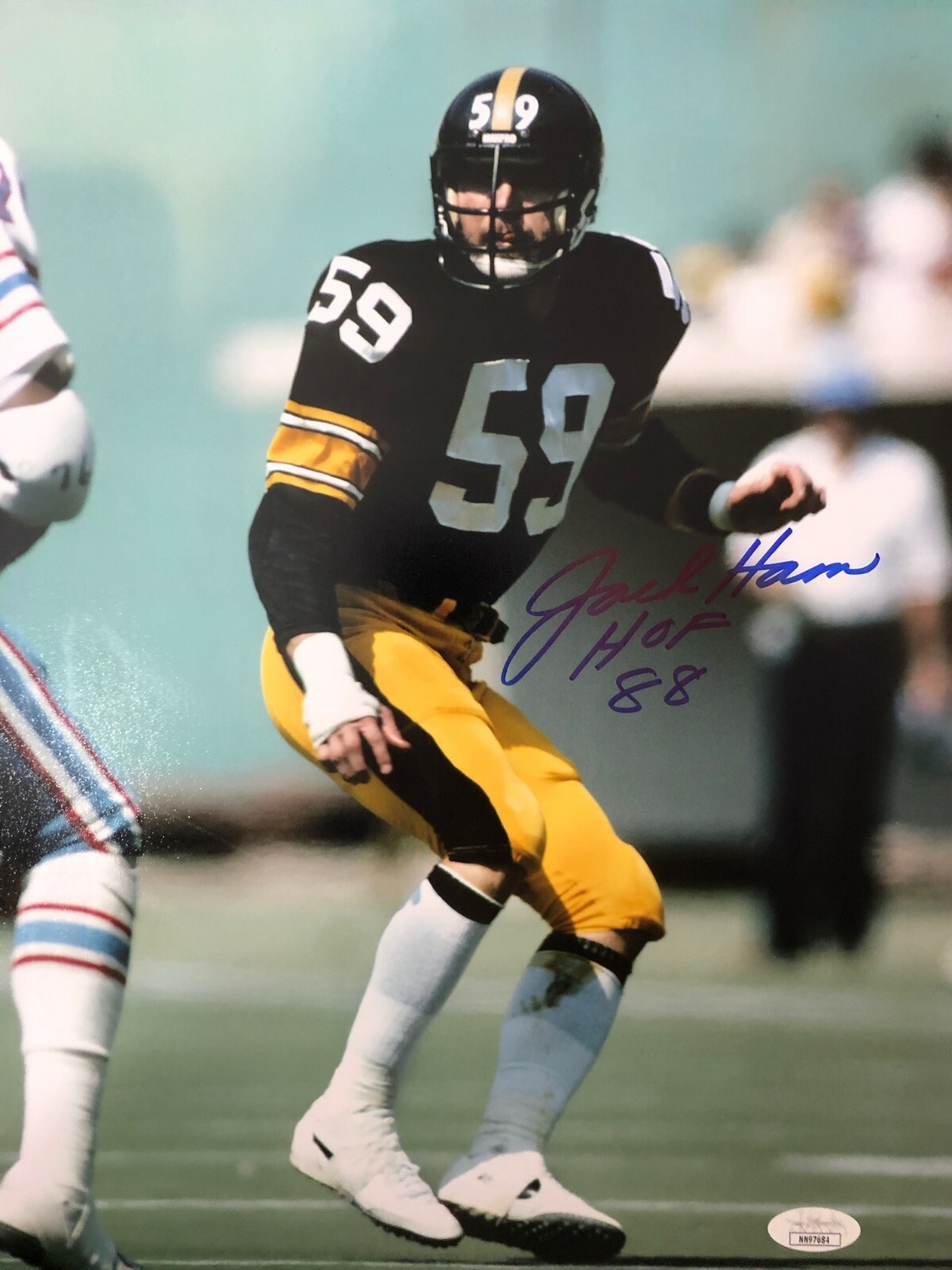 Jack Ham Autographed Signed Pittsburgh Steelers 11x14 photo - with JSA COA 