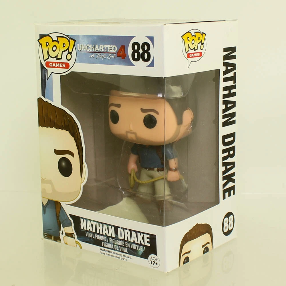  Funko POP Games: Uncharted Action Figure - Nathan Drake : Toys  & Games