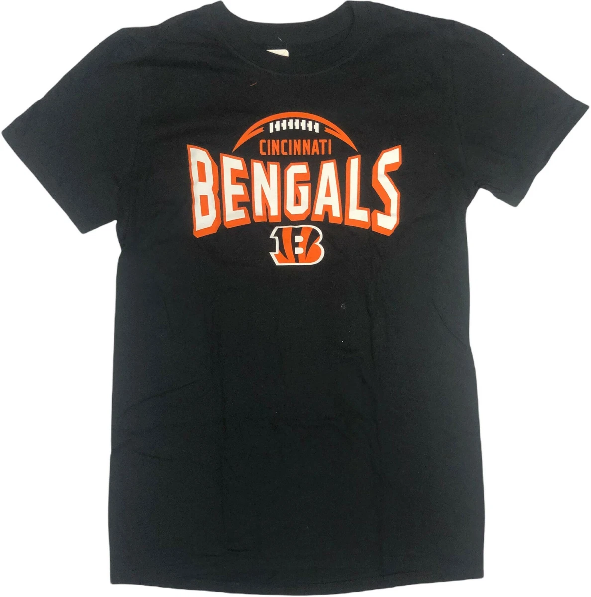 Cincinnati Bengals Men's T-Shirt 100% Cotton Black