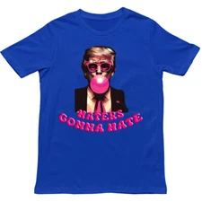 Funny Haters Gonna Hate T Shirt,Cool Bubble Gum Meme Unisex Tee,Retro  Art Tee