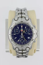 Tag Heuer CG1114.BA0473 Mens SEL Professional Chronograph Watch Blue Silver