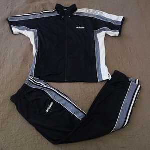 adidas tracksuit pants with buttons
