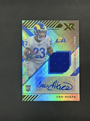 Cam Akers 2020 Panini Xr RC RPA Patch AUTO /199 Rookie Los Angeles