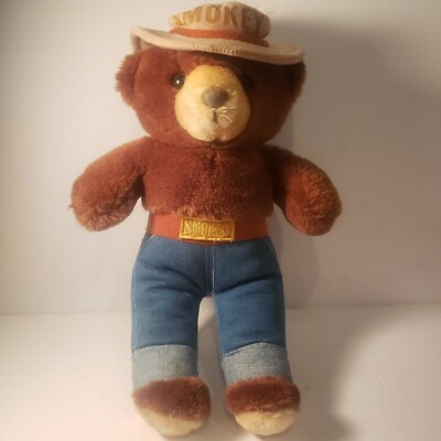 Vintage Smokey The Bear Plush Stuffed Animal Toy Figure 13