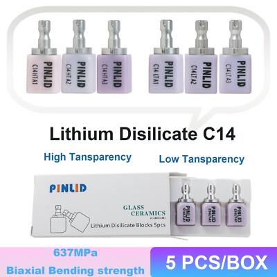 US C14 Glass Ceramic Lithium Disilicate CAD/CAM Block Crown/Bridge ...