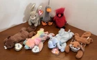 Vintage 1995 1996 1999 Ty Beanie Baby Lot Of 7 Assorted Critters NWT