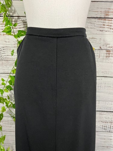 Modern Sole New Stretch QVC Skirt Medium Long Black Ponte Knit Straight Modest - Picture 5 of 12