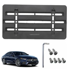 License Plate Holder Bracket Relocator Front Bumper Mounting for MERCEDES-BENZ