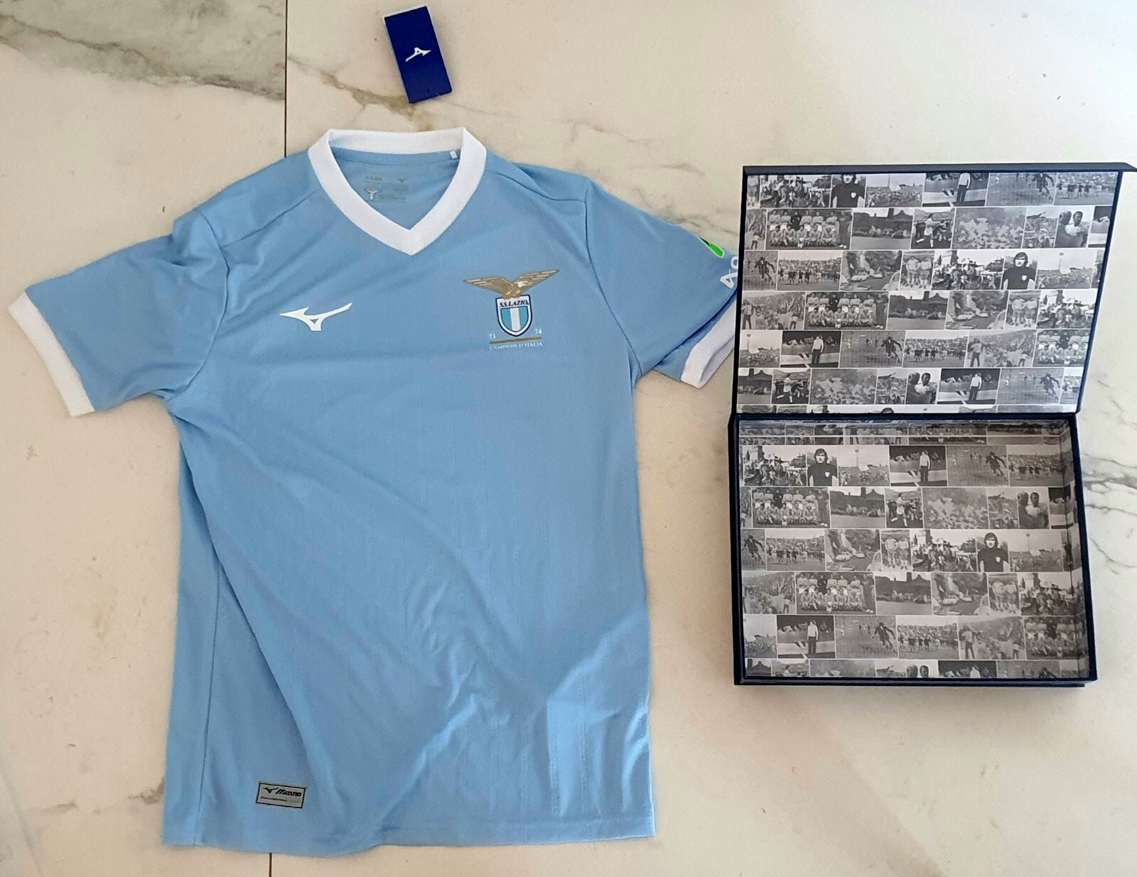 Maillot Lazio Rome 50 ans d'histoire pour supporter en taille S