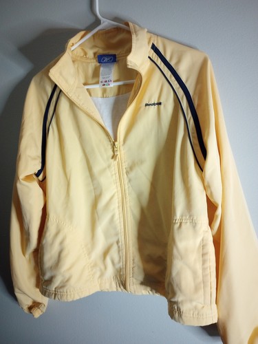 Giacca donna Reebok vintage gialla stile antivento taglia media - Foto 4 di 8