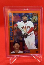 RAFAEL DEVERS 2019 TOPPS CHROME 1984 TOPPS ORANGE MOJO REFRACTOR /25 RED SOX