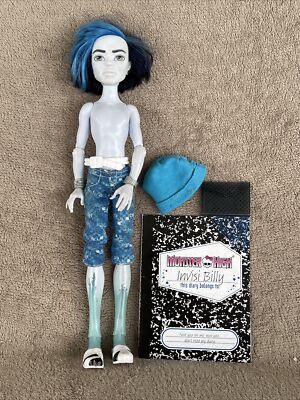 Monster High Doll Boy Scaremester Invisi Billy UK
