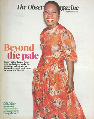 Observer Magazine: Funmi Fetto, Jess Philips, Designer Osman, Fashion, 29.9.19