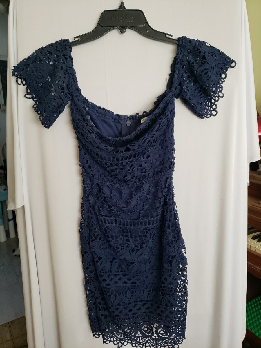 plus size lace skater dress Folklore Lace Skater Dress – Midnight Hour main image 1