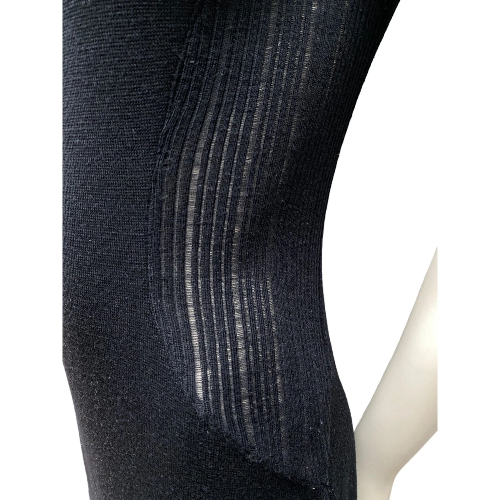 Abito Gianni Versace Haute Couture vintage in lana midi taglia 36 S