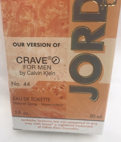 Vintage Jordache #44 For Men Natural Spray Cologne Crave 3.0 Oz Sealed - Picture 2 of 3
