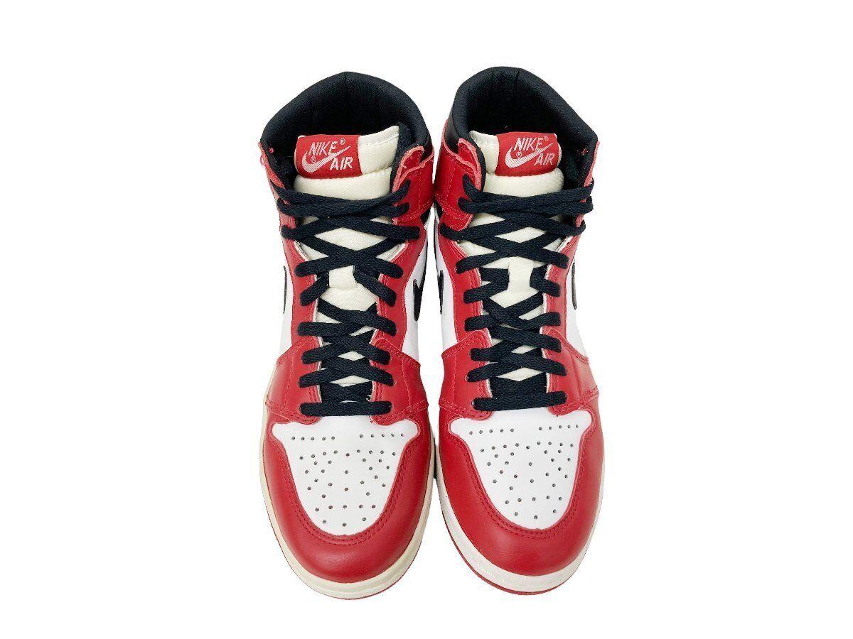 NIKE AIR JORDAN 1 CHICAGO White x Red x Black US8.5 Made in NIKE AIR JORDAN 1 CHICAGO White x Red x Black US8.5 Made in